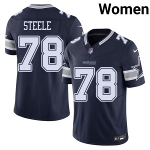 Navy Terence Steele DAL Cowboys #78 2026-27 Women Jerseys 763147-444