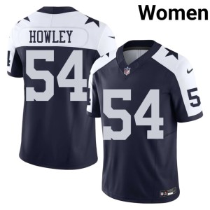 Navy Chuck Howley Football #54 Women The 'Boys Alternate Jerseys 793271-617