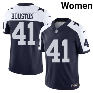 Navy James Houston Embroidery Alternate DC #41 Womens Jerseys 121101-920