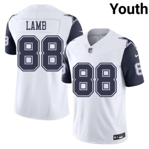 White Color Rush The 'Boys Youth #88 Official CeeDee Lamb Jersey 444698-597