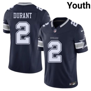 Navy #2 Youth NFL Dallas Cowboys Cobie Durant Jerseys 127093-858