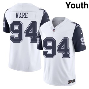 White 2026 Youth Cowboys Nation DeMarcus Ware Color Rush #94 Jerseys 206525-465