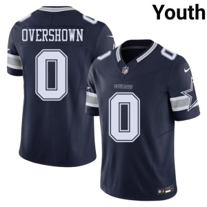 Navy Embroidery DeMarvion Overshown Youth #0 DAL Jersey 577259-671