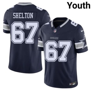 Navy Game #67 Drew Shelton Youth Big D Jersey 508045-621