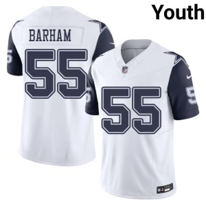 White The 'Boys Color Rush Jaishawn Barham Youth #55 Player Jerseys 987938-872