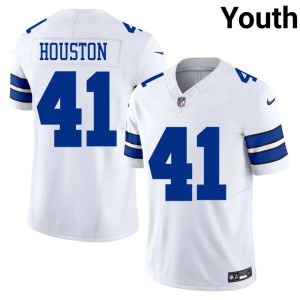 White James Houston Youth Embroidery Dallas #41 Jersey 855162-455