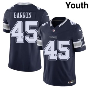 Navy Youth Limited #45 The 'Boys Justin Barron Jerseys 444978-726