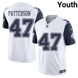 White #47 The 'Boys NIL Langston Patterson Color Rush Youth Jerseys 306432-164