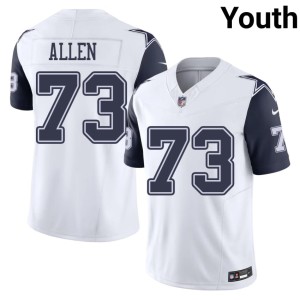 White 2026 Dallas Cowboys #73 Color Rush Larry Allen Youth Jerseys 680855-914