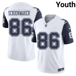 White Color Rush Luke Schoonmaker #86 Youth The 'Boys Replica Jersey 449194-235