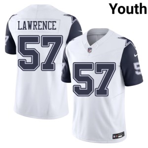 White Youth #57 2026-27 DAL Color Rush Malachi Lawrence Jersey 130901-223
