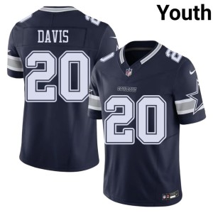 Navy Big D NFL Youth #20 Malik Davis Jersey 547781-584