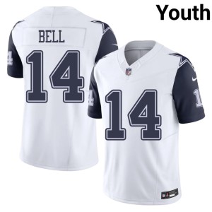 White Big D Youth #14 Color Rush Markquese Bell 2026 Jersey 262037-865