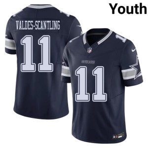 Navy Youth Game DAL #11 Marquez Valdes-Scantling Jersey 856546-836
