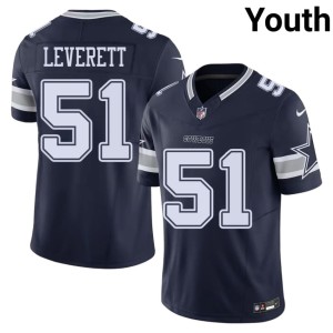 Navy #51 Game Big D Nick Leverett Youth Jerseys 548248-381