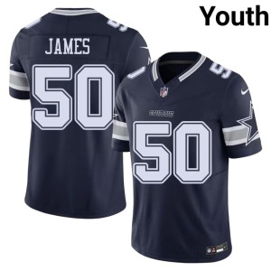 Navy 2026-27 #50 Lone Star Cowboys Shemar James Youth Jerseys 986126-363