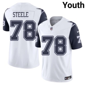 White The 'Boys #78 Terence Steele 2026 Youth Color Rush Jersey 182072-623