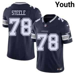 Navy Terence Steele #78 Cowboys Nation Youth NFL Jerseys 130240-545