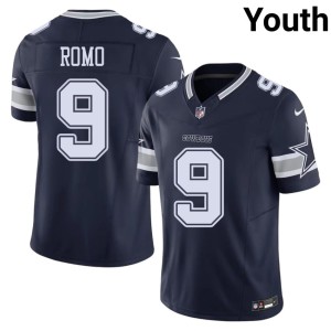 Navy #9 Tony Romo Youth America's Team Stitched Jersey 146161-942