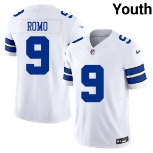 White Youth Official #9 Tony Romo Dallas Jersey 111779-532
