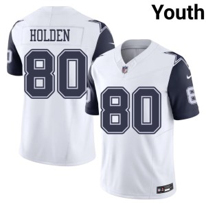 White 2026 Color Rush Traeshon Holden #80 Youth Big D Jerseys 196014-616