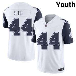 White Trent Sieg Youth Color Rush #44 The Pokes 2026-27 Jersey 675247-452