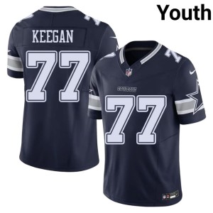 Navy Cowboys Youth Trevor Keegan 2026-27 #77 Jersey 136526-451
