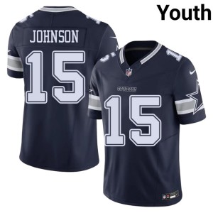 Navy Tyler Johnson Dem Boys #15 2026 Youth Jersey 226398-243