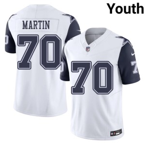 White Youth DC Stitched Zack Martin Color Rush #70 Jersey 718662-255