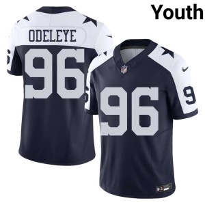 Navy Alternate Adedayo Odeleye #96 Cowboys Nation Stitched Youth Jersey 184405-776