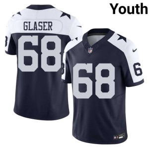 Navy Youth The 'Boys Chris Glaser Official Alternate #68 Jersey 898853-797