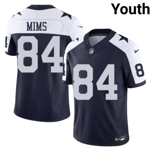 Navy Alternate Youth #84 Limited Dallas Denzel Mims Jersey 554458-988