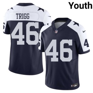 Navy NIL Alternate Michael Trigg Cowboys Nation Youth #46 Jerseys 200981-213