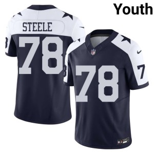 Navy Terence Steele Alternate Youth 2026-27 #78 DC Jerseys 355150-659